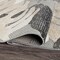 World Rug Gallery Palm Floral Leaves Indoor/Outdoor Runner Rug 2' x 7' Runner Gray 5553GRAY2X7 - alternate 2